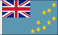 Tuvalu Hand Waving Flags